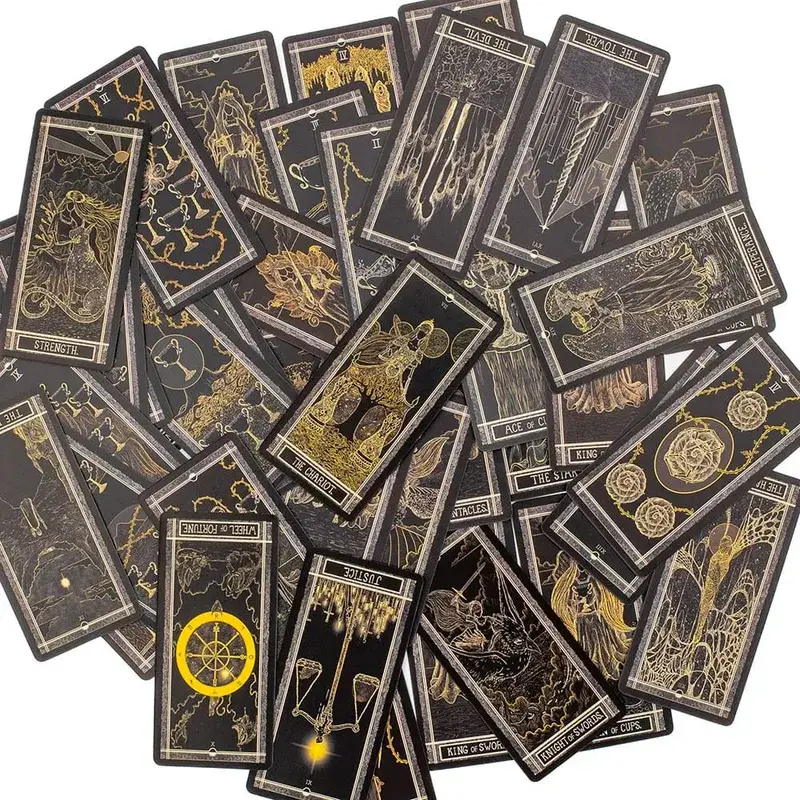 The Kinner Tarot Deck 87Pcs Divination Fate Tarot Oracle Cards Party Entertainment Board Game Cards 11.3*5.5cm — image 6