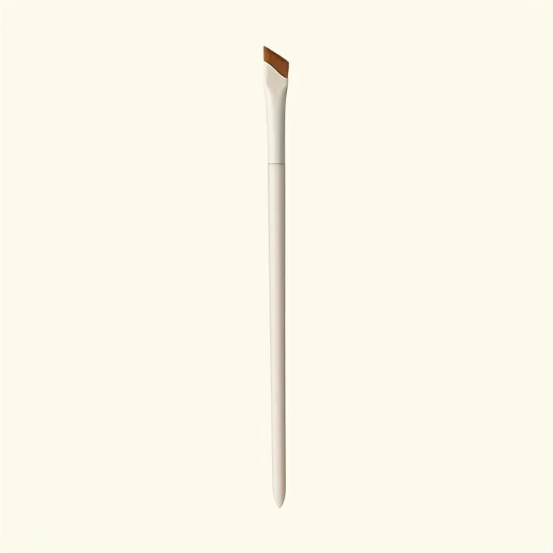 1-teiliges weißes Porzellan-Präzisionswinkel-Eyelinerstift- und Augenbrauenpinsel-Set – Nylonpinsel, geeignet für alle Hauttypen — image 2