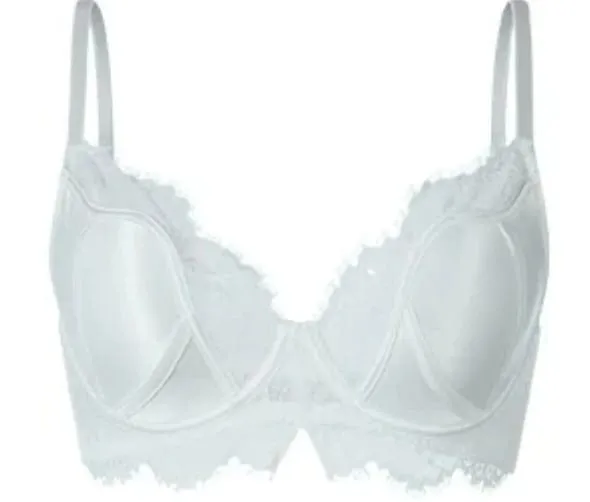 Push Up Bra Wanita Seksi French Lace Minimizer Liputan Penuh Wayarles Nipis Anti Kendur Sokongan Keselesaan Pakaian Dalam S-XL — image 12