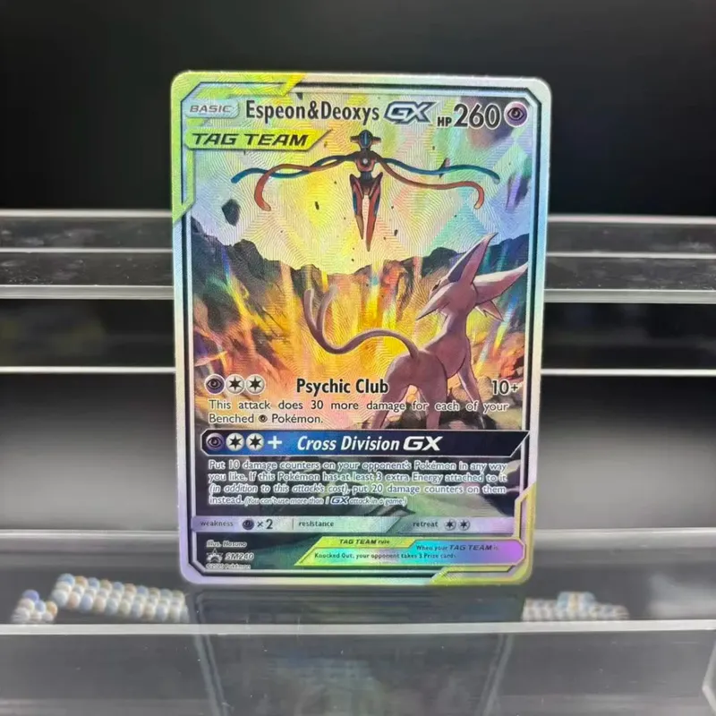DIY Collection Cards Zekrom Umbreon Espeon Mewtwo GX EN Self Made Single Card Classic Game Anime Card Gift Toy — image 6