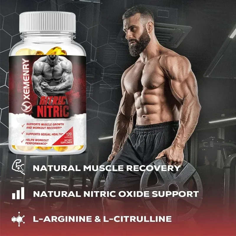 Xemenry L-Arginine Highest Capsule Dosage – Nitric Oxide Supplement — image 4