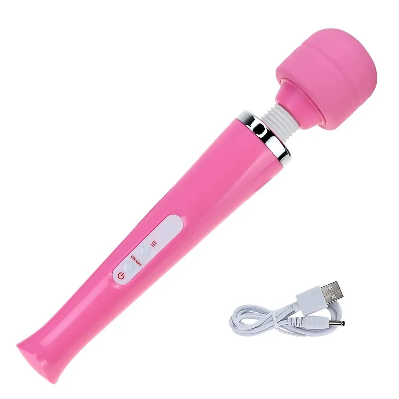 เครื่องสั่นที่มีประสิทธิภาพ Body Massager 10 Speed Ultra ขนาดใหญ่ AV Stick G-spot Dildo Clitoral Stimulator ผลิตภัณฑ์เพศ Sex Toy สำหรับผู้หญิง — image 14