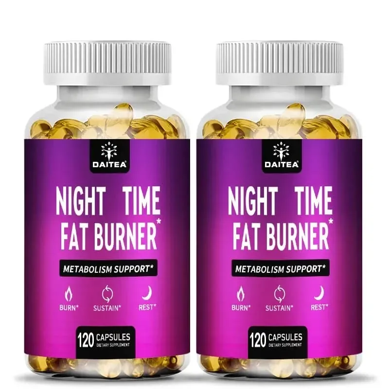 Nighttime Fat Burner - Carb Blocker Metabolism Fat Burning Supplement
