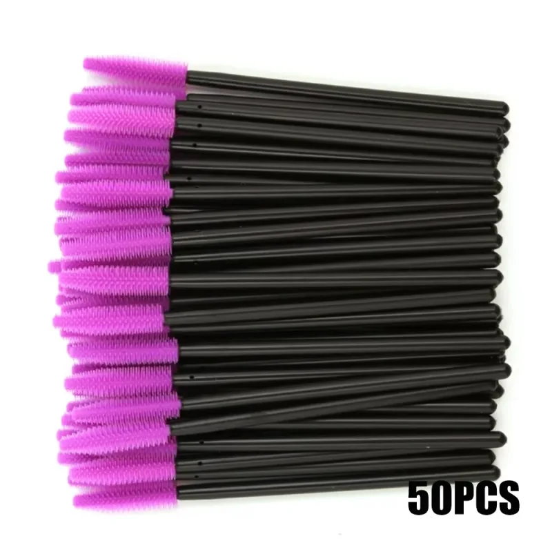 50/100 stücke Wimpern Pinsel Silikon Wimpern Pinsel Mascara Wands Applikatoren Für Frau Lash Augenbrauen Kosmetik Make-Up-Tool — image 10