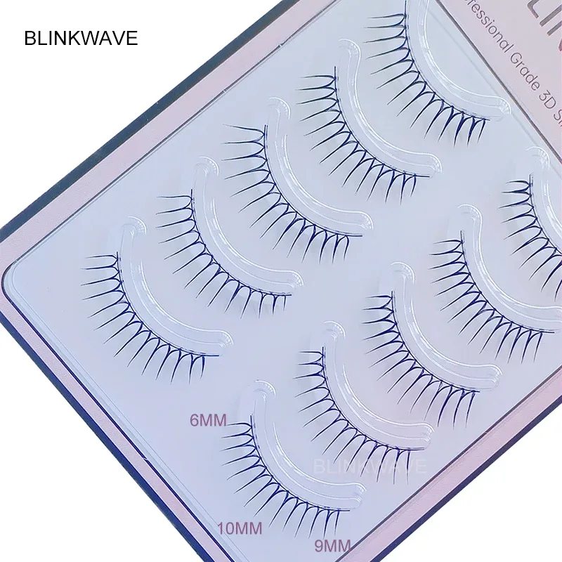 U-shaped False Eyelashes K-Pop Idol Lashes Zhang Yuanying Inspired Comic Eye Lashes Natural Wispy Lash Extension