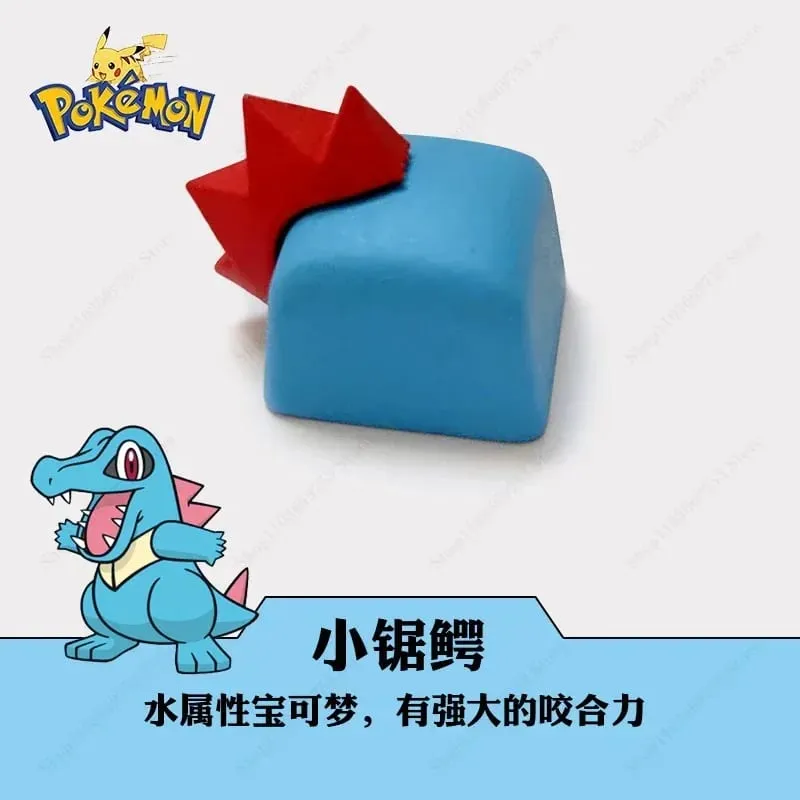 Pokemon Anime Cute Tail Keycaps Pikachu Gengar Eevee Keyboard Cap for Cross Shaft Mechanical Keyboard 3D Resin Keycaps Best Gift — image 26