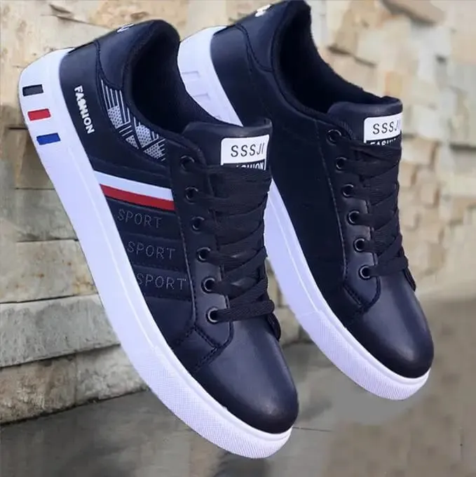 Sneakers Mænd Sko Mænd Vulkaniseret Billig Flad Komfortabel Forår Efterår Mode Hvid Casual Sneakers Herresko Chaussure — image 4