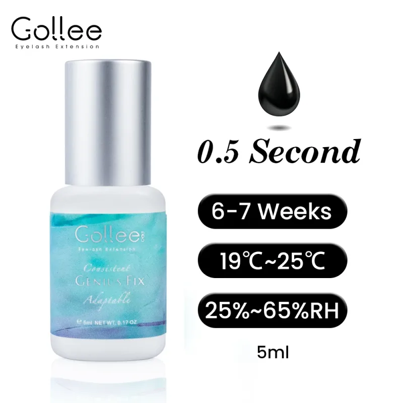 Gollee 0.5s Fast Dry Lash Extension Glue Professional Lash Adhesive Lasting 6-8 Weeks Waterproof Grafting Eyelash Super Bonder — image 8