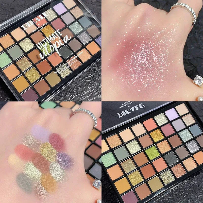 Palette de fards à paupières scintillants, 40 couleurs, pigments mats et scintillants, résistants à l'eau, maquillage coréen pour les yeux, cosmétiques — image 3