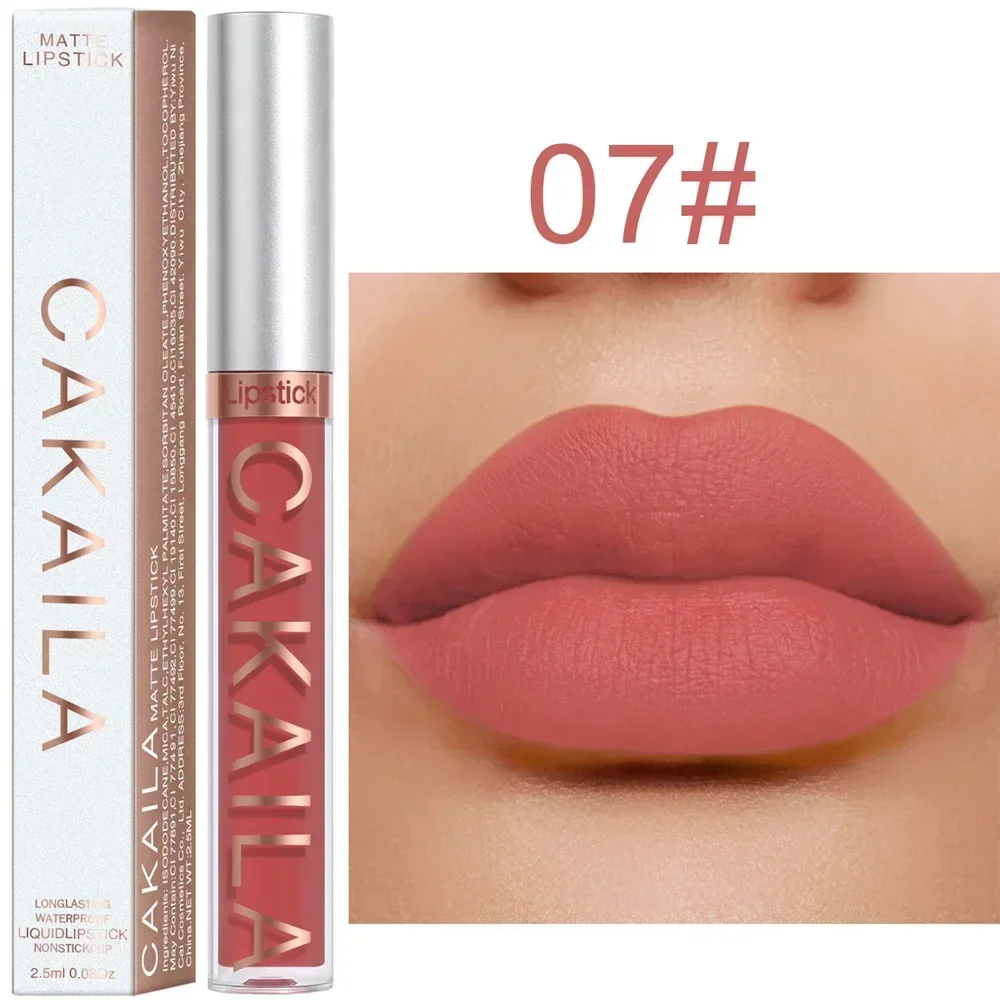 Matte Velvet Lip Glaze Long Lasting Silky Smooth Liquid Lipstick Not Easy To Fade Lip Gloss Makeup Sexy For Women Lip Tint — image 11