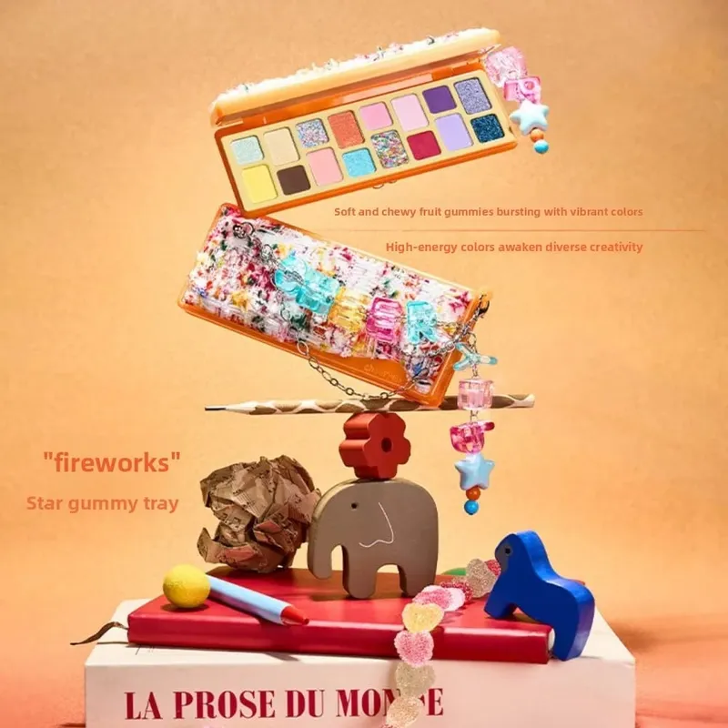 Set regalo trucco Qianyan: tavolozza di ombretti da 16 colori Lucidalabbra solido Toni della terra Ombretti opachi brillanti e illuminanti — image 4