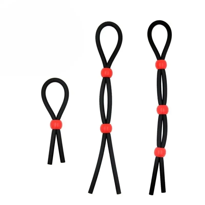 Anillos ajustables de silicona con retardo de tiempo para la erección, anillos sexis para pene, productos sexuales, electrodomésticos para hombres y productos para adultos — image 1