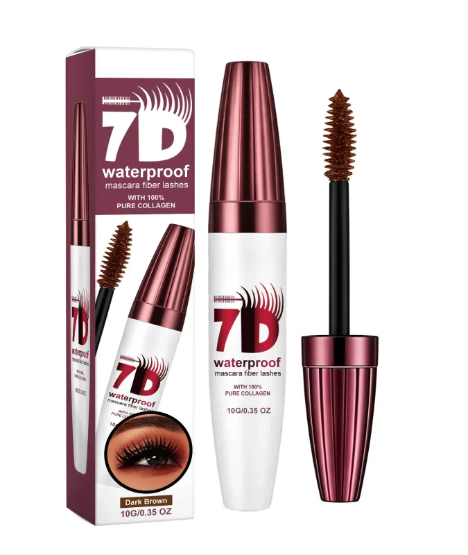 Mascara waterproof 7D a 3 colori, a lunga durata e volume modulabile, ciglia squisitamente complete, trucco occhi ispessente a prova di sbavature — image 6