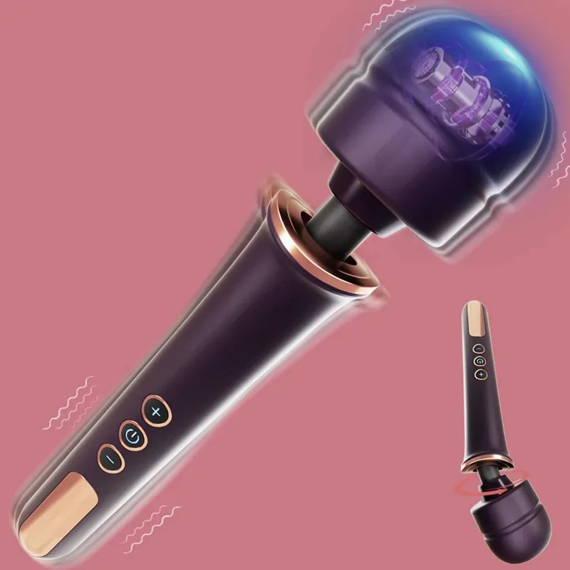 Riesiger magischer Handmassagestab, Klitorisstimulation für Frauen, großer AV-Stick, 10-Gang-Vibrator, Vorspiel, Erwachsenenspielzeug — image 1