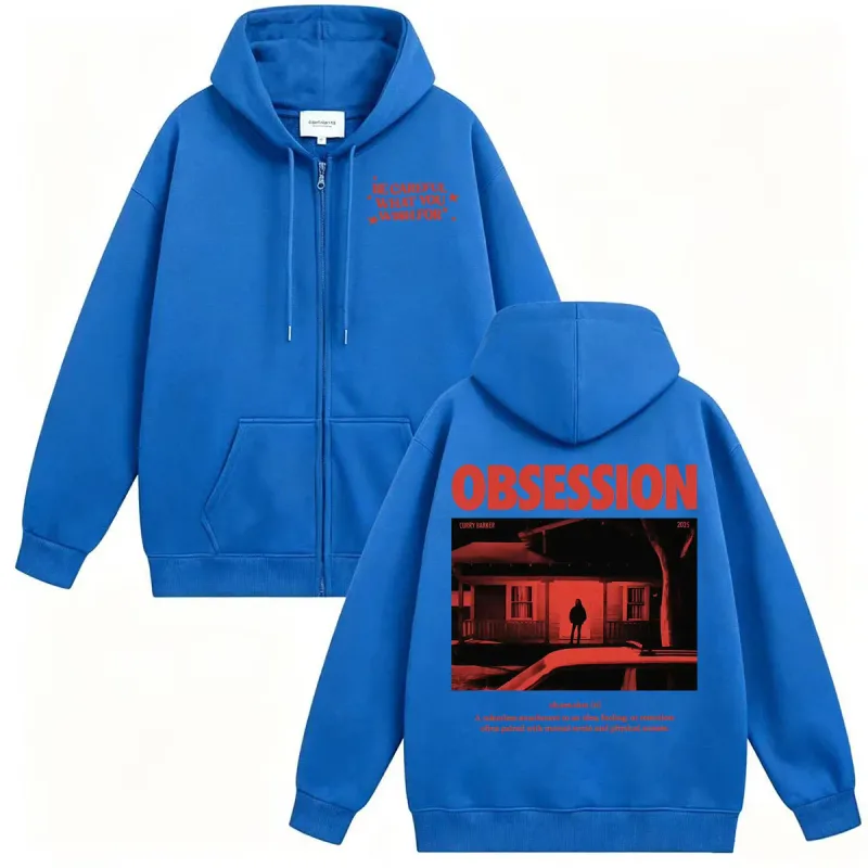 2026 Movie Obsession Sweatshirt Jacket Coats One Wish Willow Be Careful What You Wish for Eye Men's Fashion Retro Zip Up Hoodies — image 5