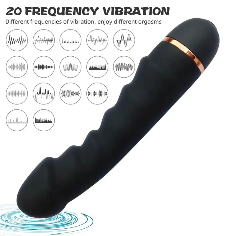 20 trybów wibrator miękkiego silikonu Dildo realistyczny penis mocny silnik G-spot stymulator łechtaczki damski masturbator zabawki erotyczne dla dorosłych — image 2
