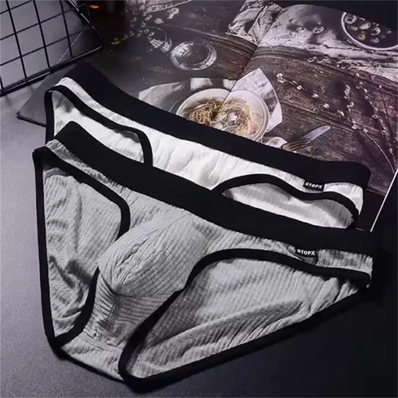 ผู้ชายชุดชั้นใน Sissy ropa ภายใน hombre ด้ายเซ็กซี่กางเกงนักมวย & กางเกง Big กระเป๋า U นูน cuecas homem masculinas GTOPX MAN — image 2