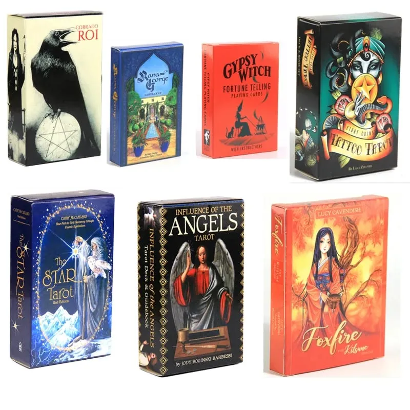 600รูปแบบไพ่ทาโรต์Lenormand Star Foxfire AngelsบัตรOracleเกมกระดานแม่มดOracle Deck-A — image 1