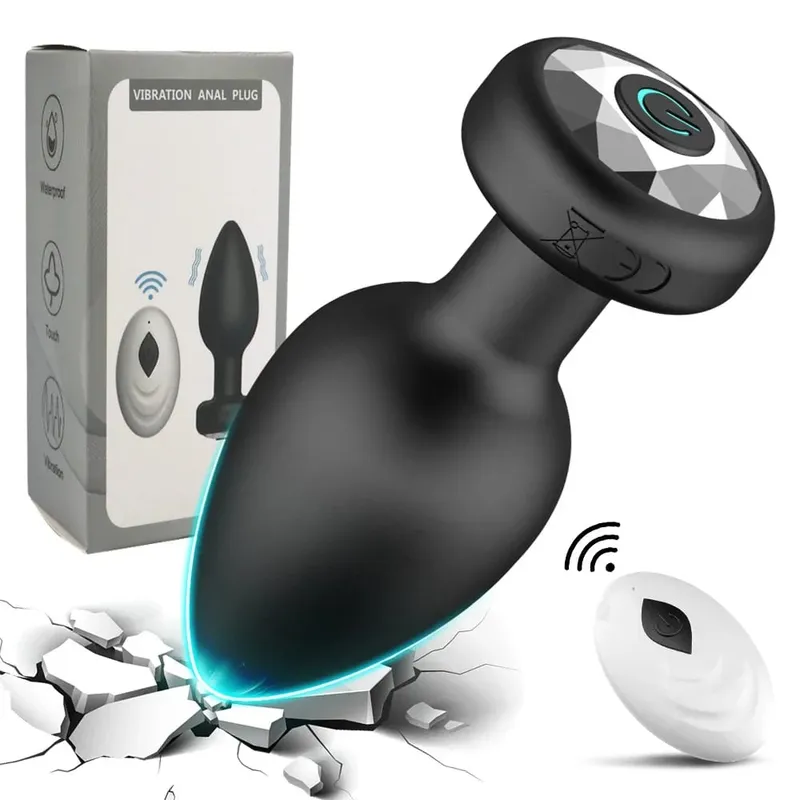10 velocità Plug anale vibratore telecomando butt plug uomini massaggio prostatico masturbatore femminile giocattoli adulti del sesso per le donne uomini gay