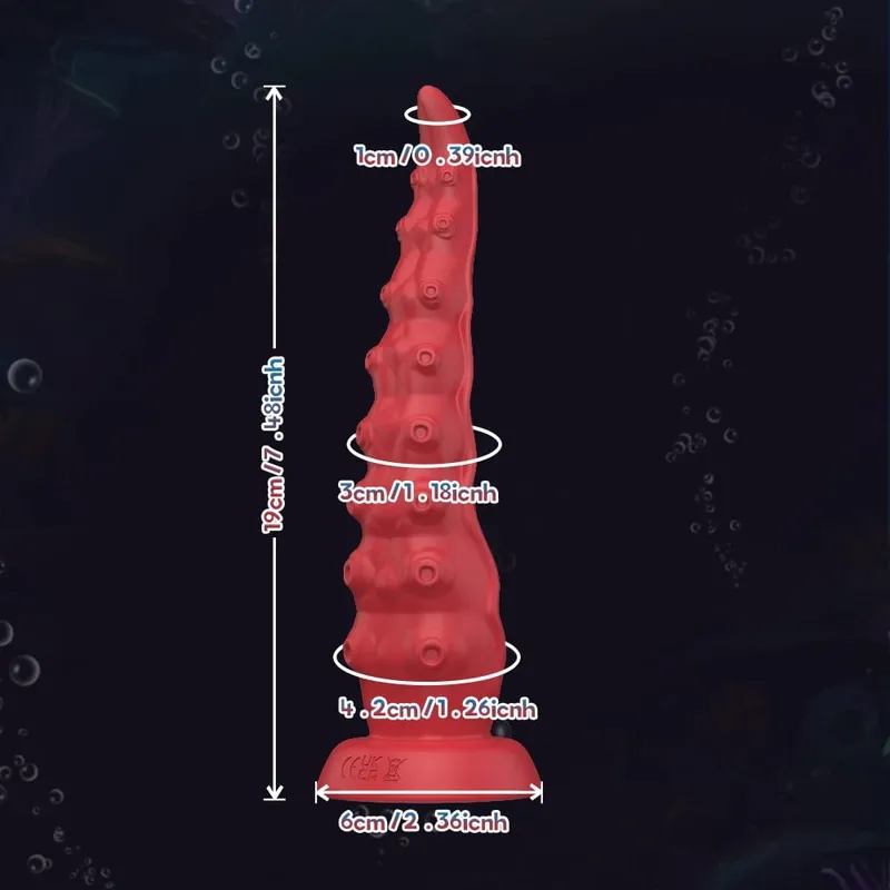 Animal Octopus Long Anal Plug Anal Vaginal Expansion Masturbator Female Orgasm Tentacle Dildo Sex Toys G-Spot Stimulation Penis