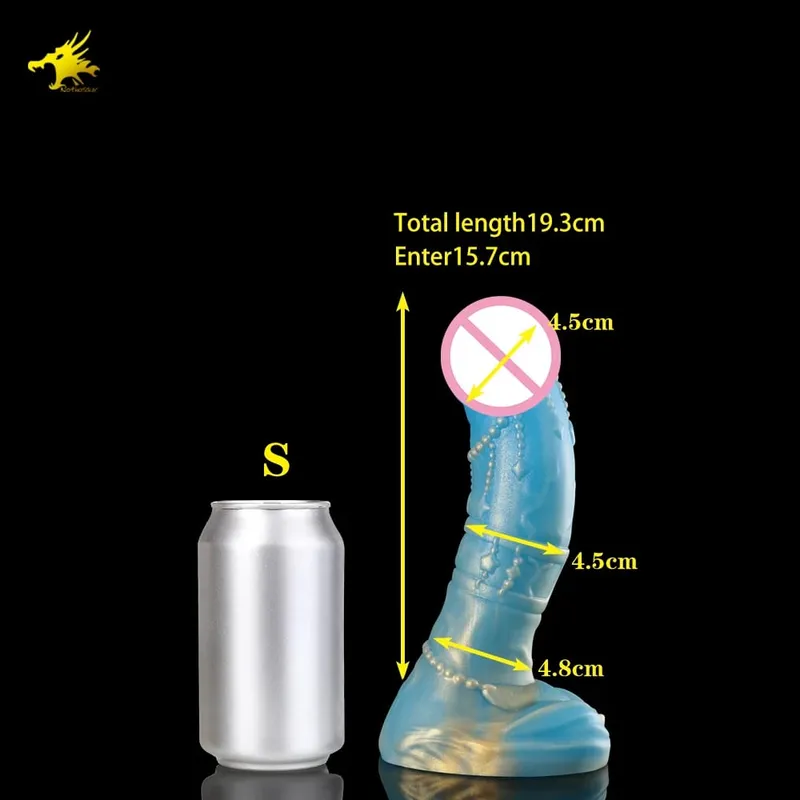 Nothosaur Realistic Dildo Vibrator Výkonný stimulátor bodu G a klitorisu Sexuální hračka pro dospělé pro ženy Masturbátor — image 8