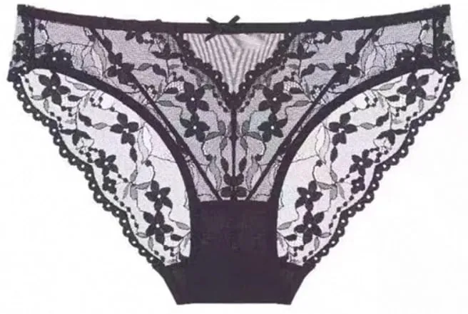 French Flutter Sleeve Blonde Dame BH Sæt Blødt bøjle Tyndt Åndbar Sexet Minimizer Beauty Back Lingeri 32‑38 AB — image 9