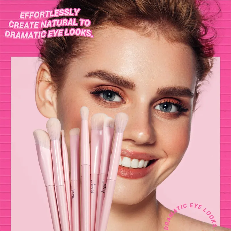 Jessup Pink Makeup Brushes Set 14pcs Make up Brushes Premium Vegan Foundation Blush Eyeshadow Liner Powder Blending Brush T495