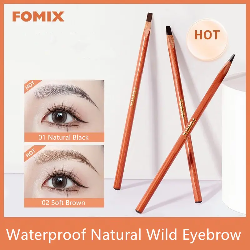 Harter Microblading-Augenbrauenstift, wasserfester Augenbrauenstift-Definierer, langlebiger natürlicher Wild-Brow-Applikator, einfach zu tragen — image 2