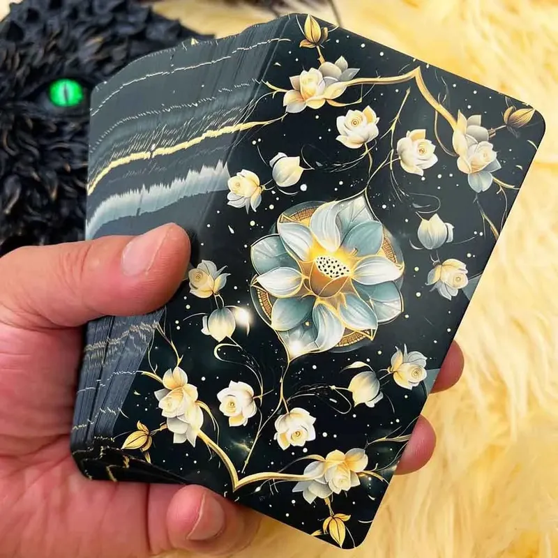 Ethereal Bloom Tarot Cards Deck 78 Pieces 13x8 Cm Trust Flower Theme Includes Paper Guide Card Games — image 3