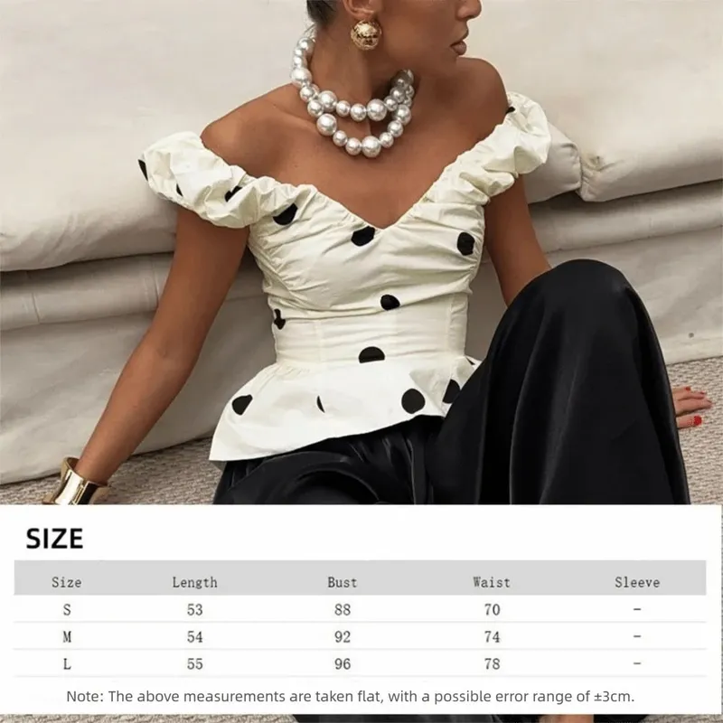 Tank Top Polka Dot Leher V Dalam Ramping Rompi Sutra Tanpa Lengan Kerut Bahu Terbuka Camis Renda Punggung Terbuka Wanita — image 6