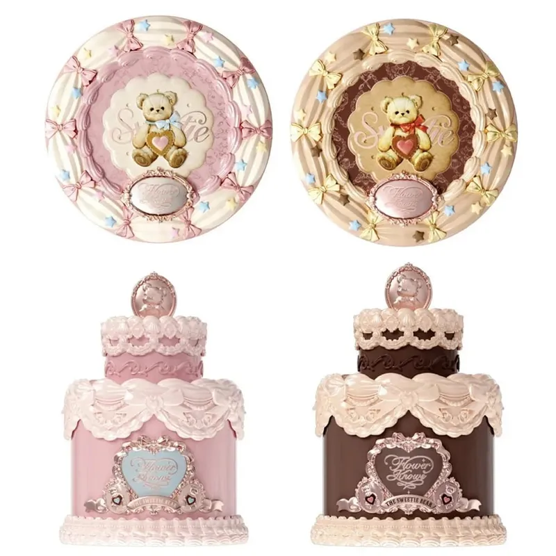 Neu eingetroffen: Flower Knows The Sweetie Bear Collection Mini Setting Powder Cookie Perfume und Dual Ended Brow Gel und Pencil — image 2