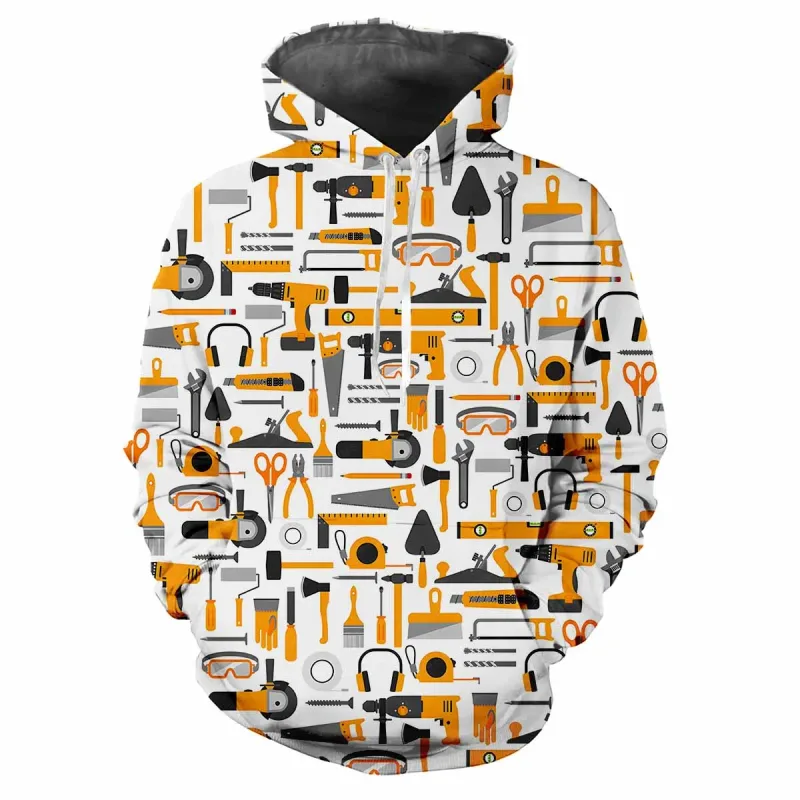 2024 Fashion Men's Hooded Printed Letter Pattern Sweatshirt Casual Long Sleeve Hooded Top Street Design Men's Sportswear — image 18