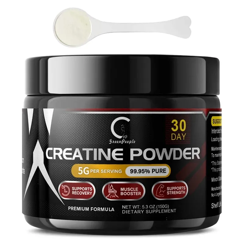 Creatina in polvere pre allenamento per uomini e donne - Supporto alle prestazioni cognitive e all'esercizio fisico - Certificato NSF per lo sport - 150 grammi