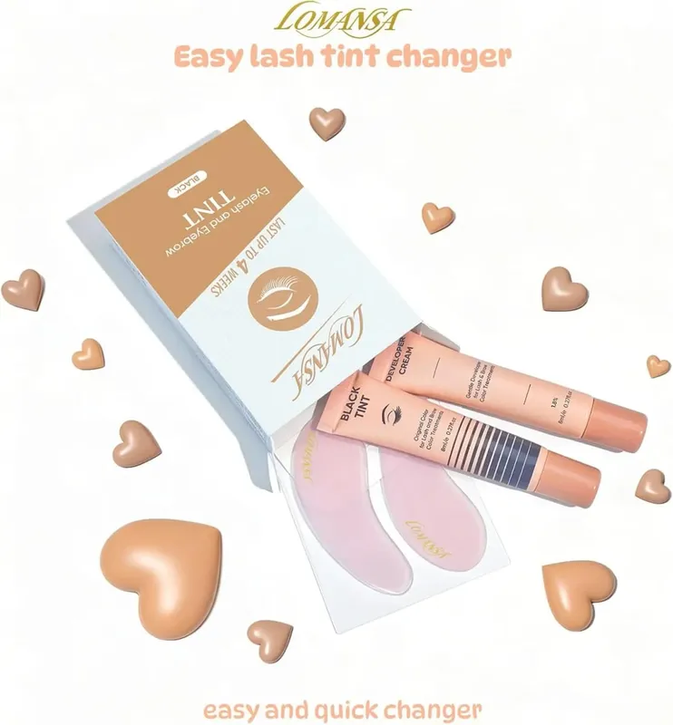 Lomansa ใหม่ Lash สี Kit Eyelash Eyebrow Dye Tint Kit Brow Enhancer มาสคาร่า Lift Tinting Tattoo Eyes แต่งหน้าเครื่องมือ — image 7