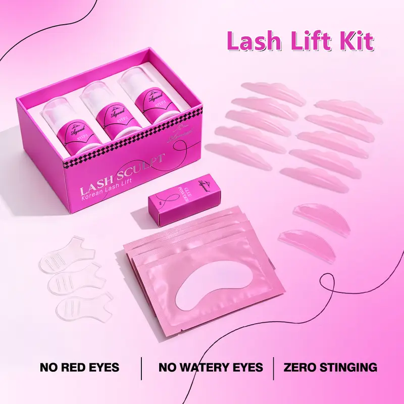 Neues Upgrade-Premium-Lash-Lift-Dauerwellen-Set, langlebig, 6–8 Wochen, voluminöse, lockige Wimpern, professionelles Beauty-Make-up-Zubehör — image 2
