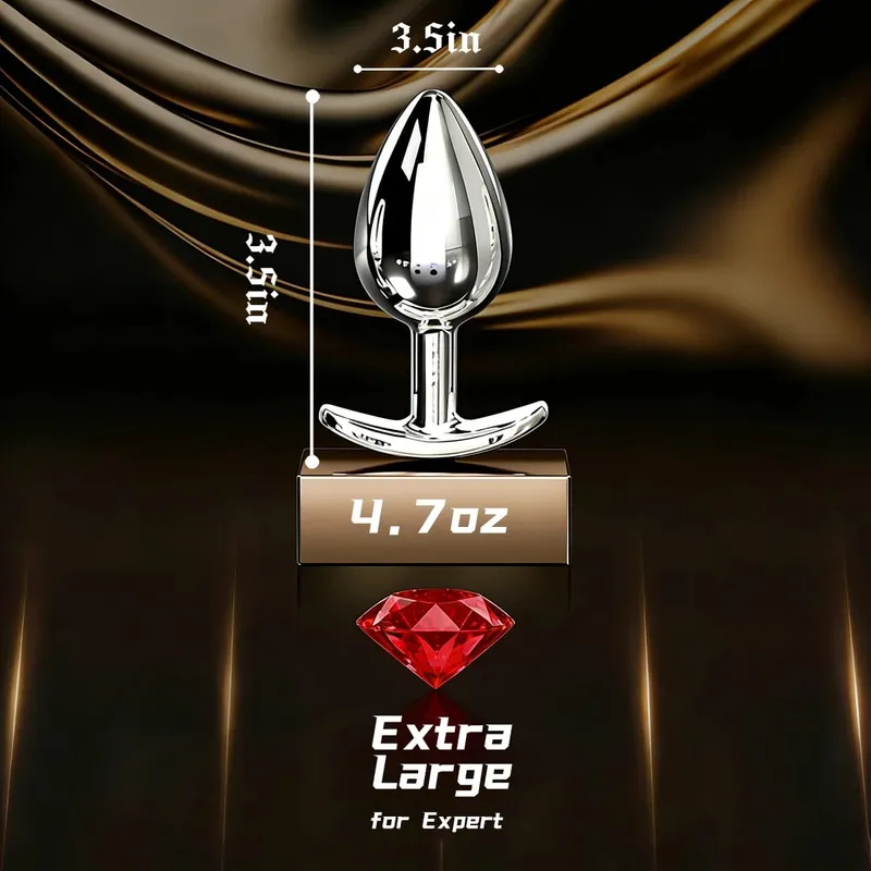 4 Sizes Metal Outdoor Anal Plug Stainless Steels Anchor Base Butt Plug Prostate Massager Anal Masturbator Dildos Adult Sex Toys — image 10