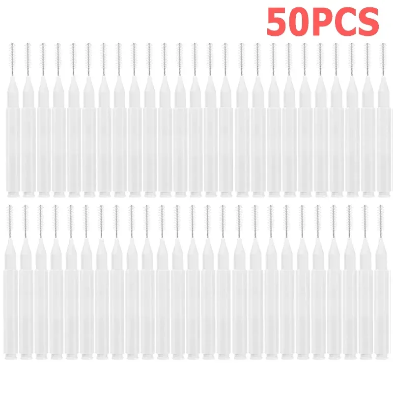 แบบพกพา Mini แปรงคิ้ว 20/50PCS Brow Perm แปรงทิ้ง Bendable Micro Eyelash Brow ยกแปรง Applicators เครื่องมือ — image 15