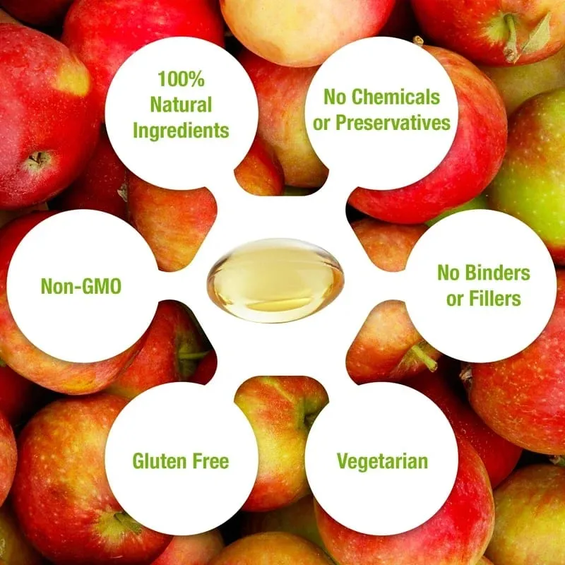 Daitea apple cider vinegar capsules support obesity-prone body management burn fat and inhibit fat accumulation — image 4