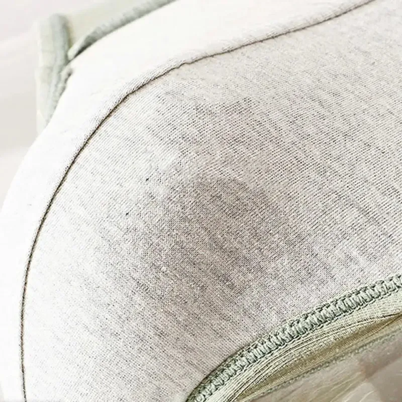 1/3PCS 남자 팬티 중반 허리 탄성 부드러운 통기성 방부제 U 볼록 스트라이프 솔리드 컬러 캐주얼 남자 속옷 속옷 남자 — image 16