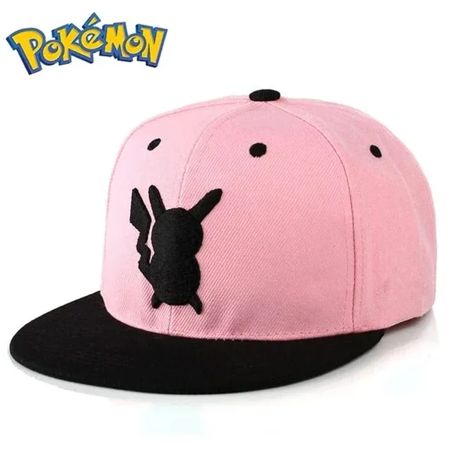 Pokemon Pikachu Berretto da baseball Anime Cartoon Figura Cosplay Cappello regolabile Donna Uomo Bambini Sport Berretti Hip Hop Giocattoli Regalo di compleanno — image 30