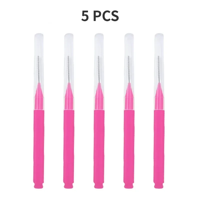 5/10/50PCS 미니 눈썹 브러쉬 눈썹 파마 브러쉬 일회용 눈썹 리프팅 브러쉬 구부릴 수있는 마이크로 속눈썹 브러쉬 애플리케이터 도구 — image 14