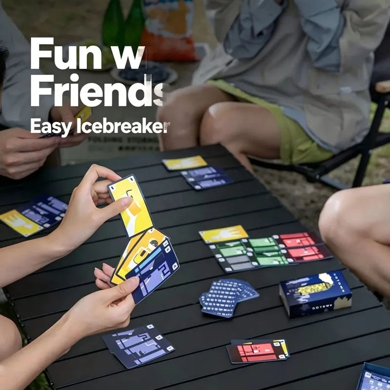 Skyscraper Card Board Game Pocket Portable Urban Adventure Tabletop Game Multiplayer Casual Interactive Party Game for Friends — image 2