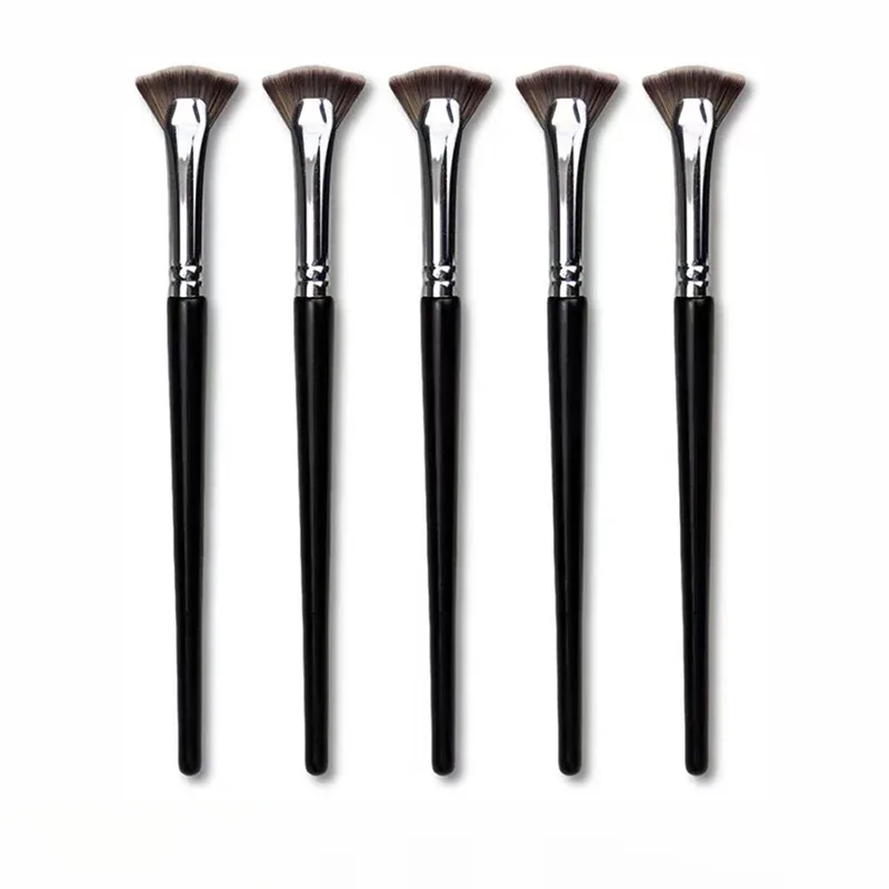 1Pcs Small Flat Head Fan Mascara Brush Makeup Brush Eyelash Lash Brush Cosmetic Tools Makeup Brushes And Tools — image 3