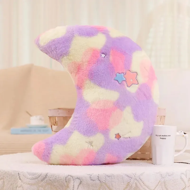 Eid Ramadan Moon Star Sofa Cushion Home Bedroom Stuffed Plush Throw Pillow Middle Eastern Muslim Festival Eid Al Fitr Decor