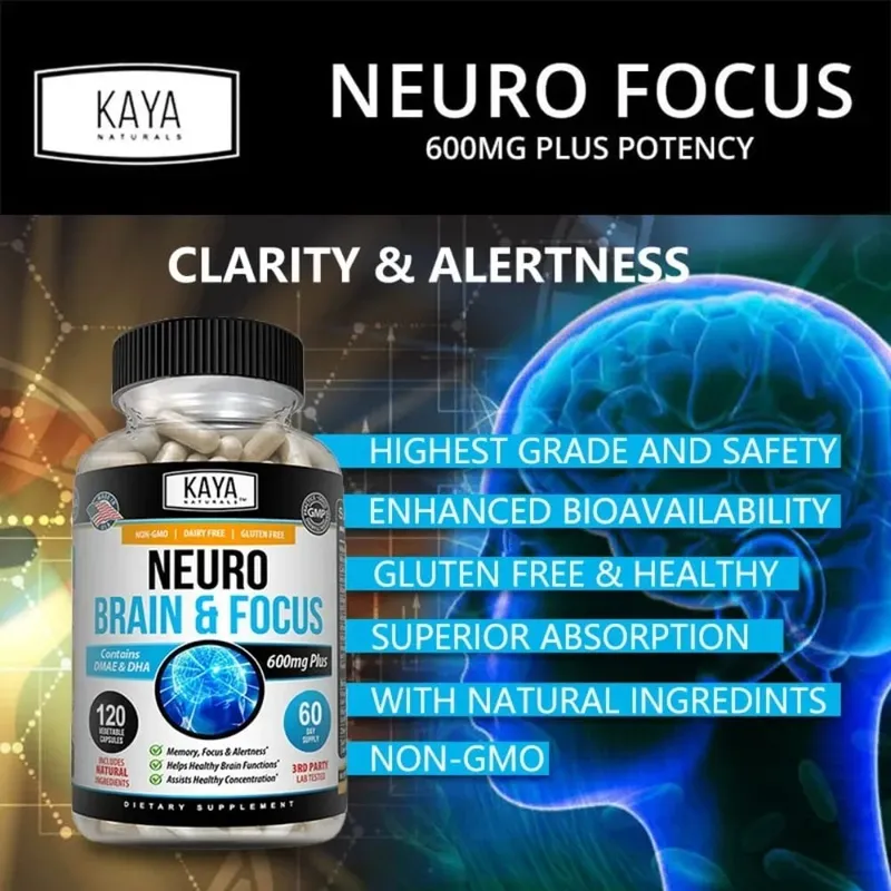 Neuro Brain for Memory & Focus - Nootropic Brain Support Supplement Focus & Concentratie & Cognitieve Functie — image 5