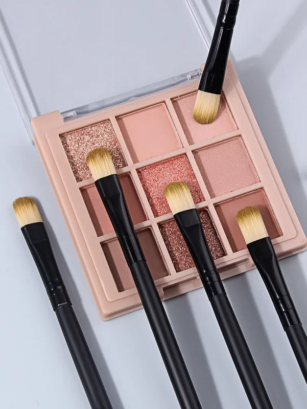 10PCS Augen Make-Up Pinsel Set Weiche Contouring Lidschatten Eyeliner Augenbraue Pinsel Frauen Gesichts Schönheit Kosmetische Werkzeug — image 6