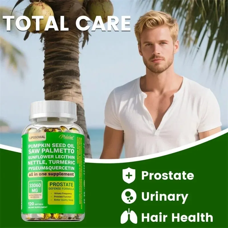 Prostate Support for Adult Men - Reduces Nighttime Toileting Relieves Bladder and Urinary Tract Problems Contains Saw Palmetto — image 5
