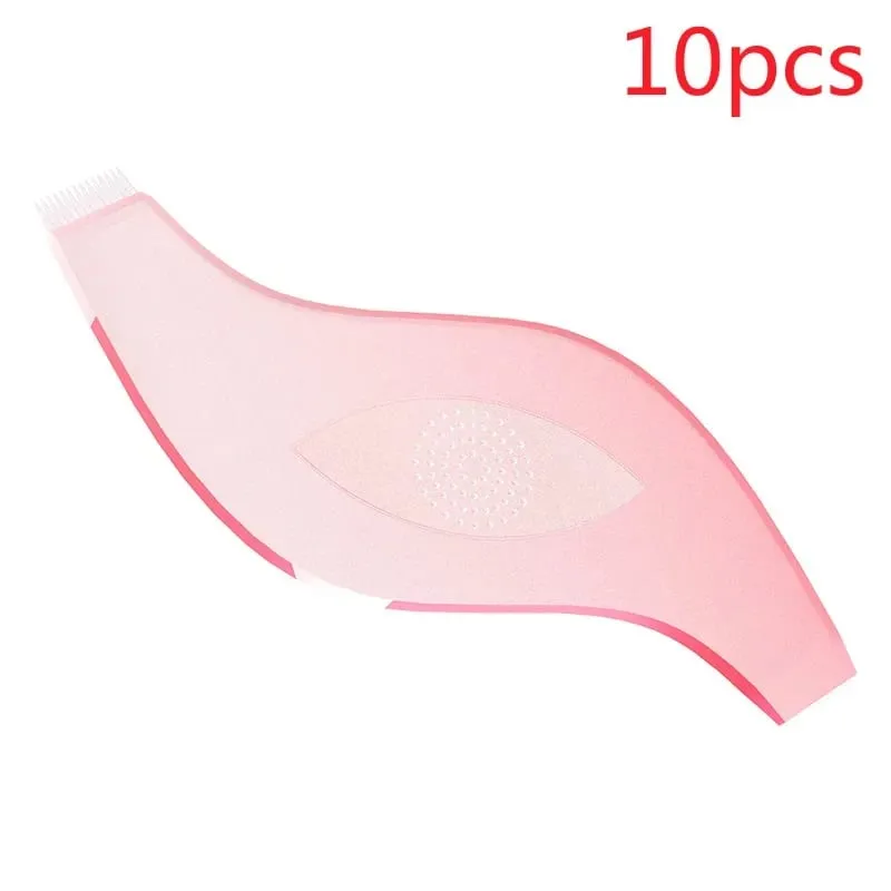 10 stücke Make-Up Wimpern Pinsel Wiederverwendbare Kunststoff Sauberen Kamm S Form Wimpern Heben Curler Wimpern Verlängerung Dauerwelle Wimpern Werkzeug