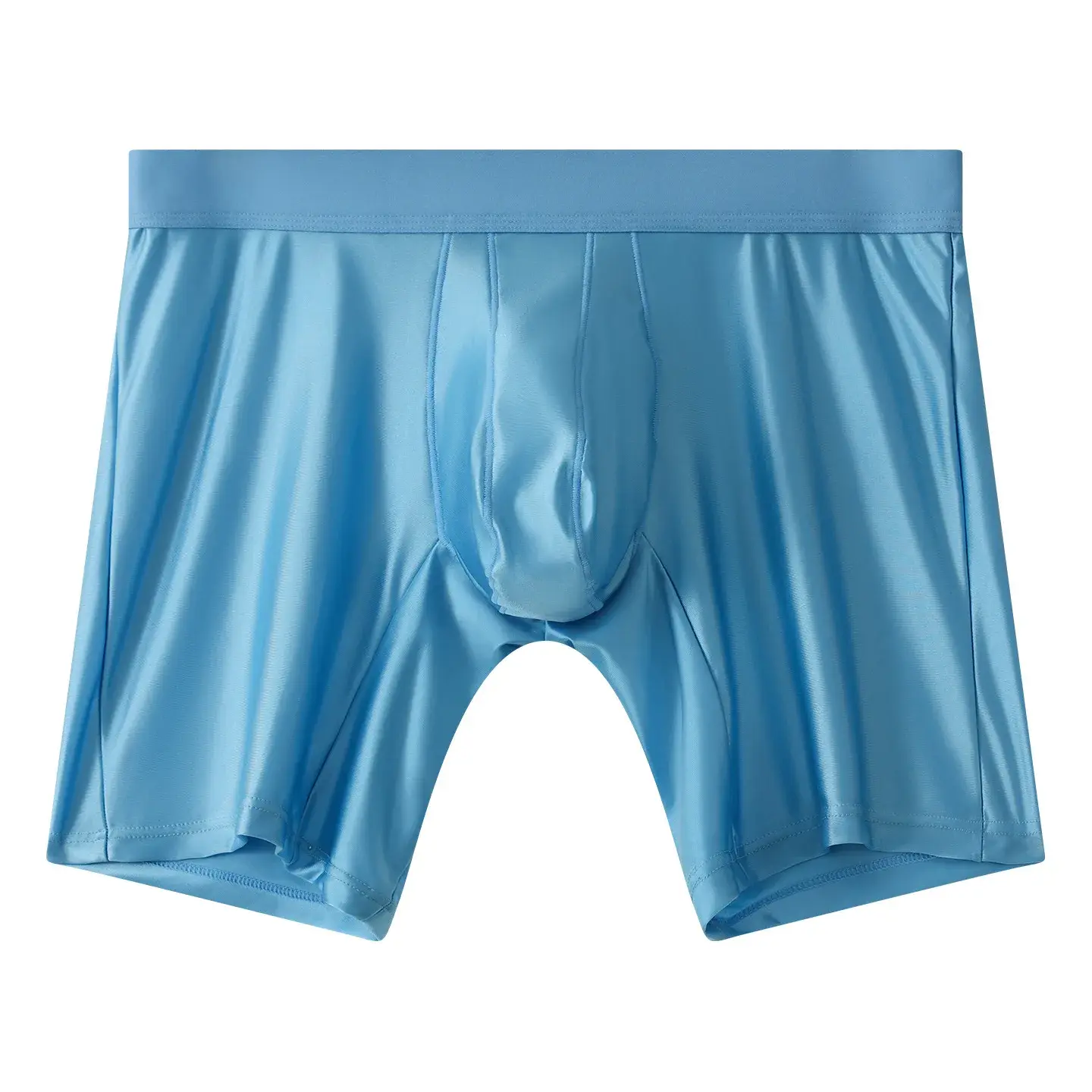 Sous-vêtements pour hommes Boxers Solide U Convexe Poche Culotte Homme Jambe Allongée Boxer Shorts Homme Taille Moyenne Sport Caleçon Mâle M-XXL