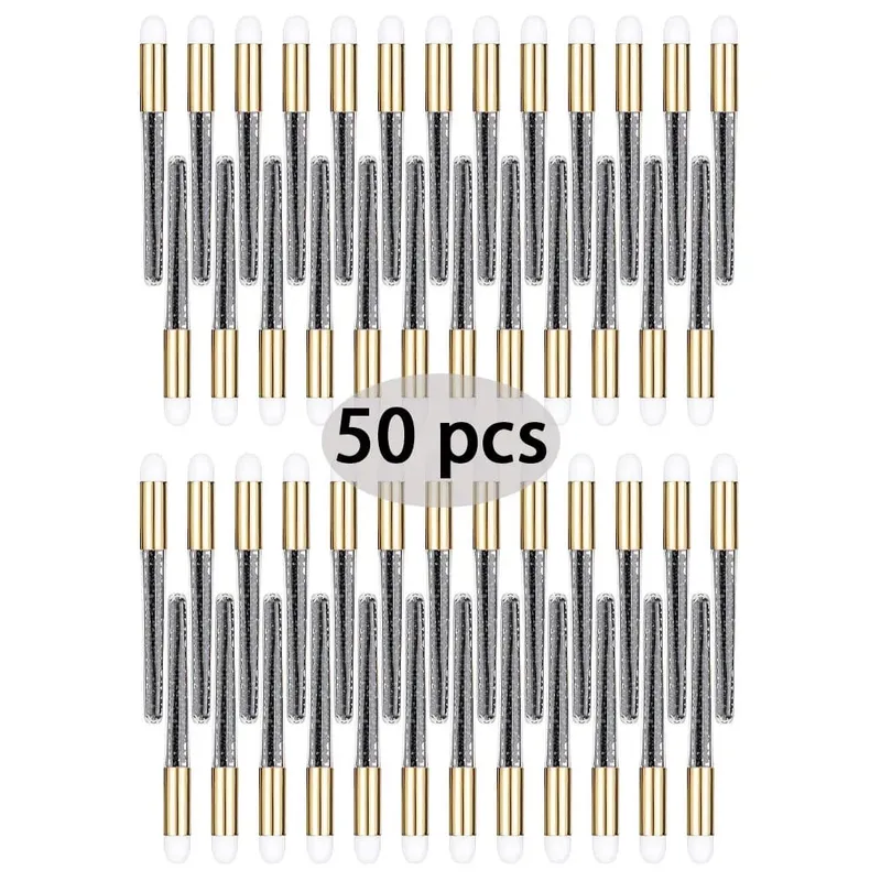 50Pcs Weiche Wimpern Verlängerung Reinigung Pinsel Lash Shampoo Augenbraue Nase Peeling Reinigung Make-Up Entferner Schönheit Pflege Liefert — image 16